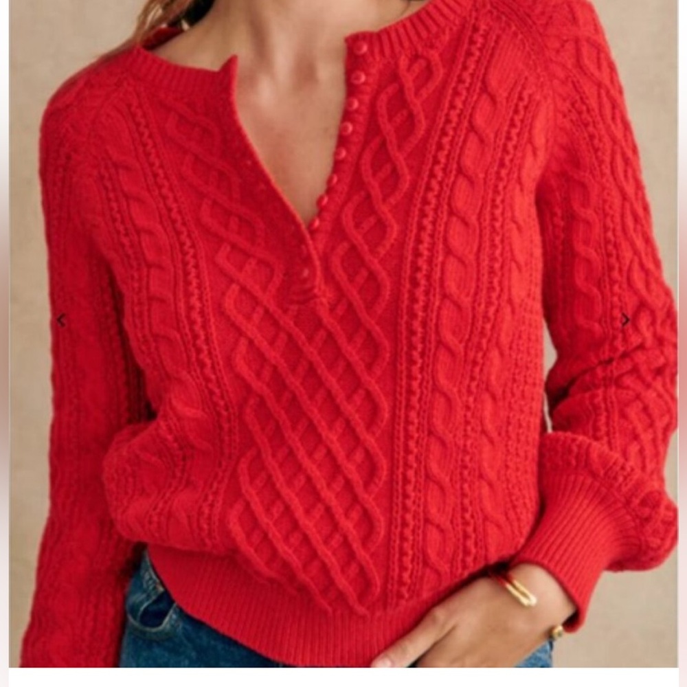 Sezane Bree Jumper in Red
